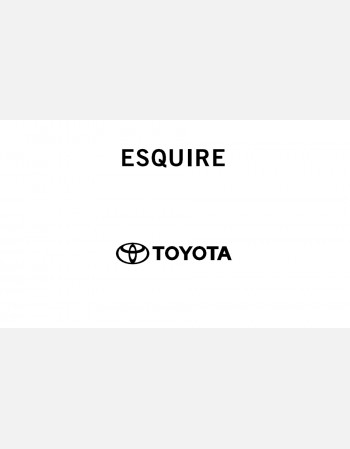 toyota esquire 2020 2021 2022 2023 & 2024 owners manual in english